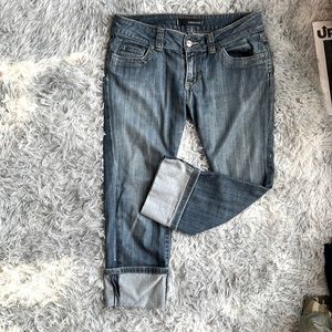 Furst Premium 1922 wide cuffed capri jeans